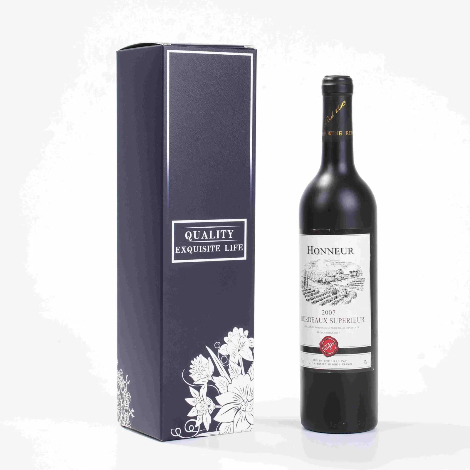 750ml Wine Case Set with Paper Bag